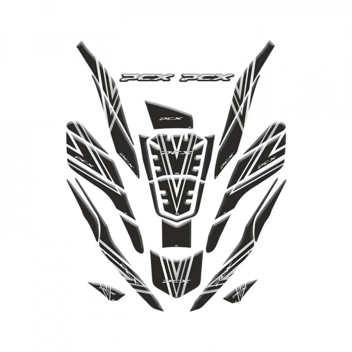 GOGOPREMİUM HONDA PCX 2021 - 2023 UYUMLU TANK PAD SET 001