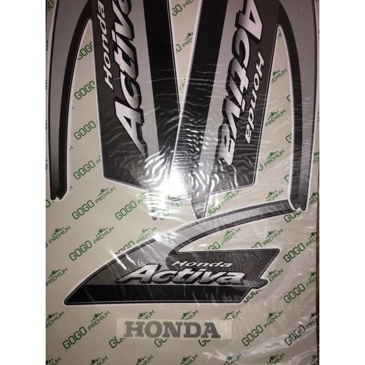 Honda Activa Komple Çıkartma Seti Gri