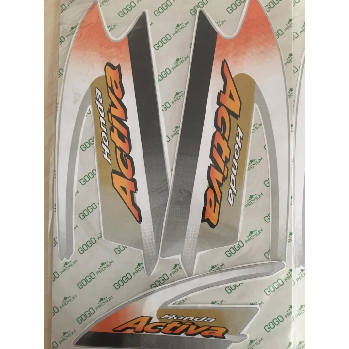 Honda Activa Komple Çıkartma Seti Sarı
