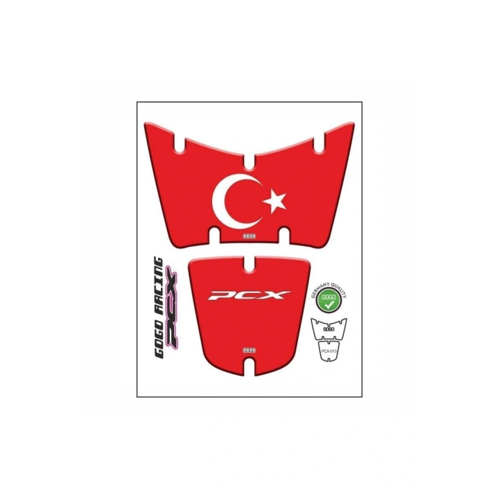 HONDA PCX 2014 - 2017 UYUMLU TANK PAD 022