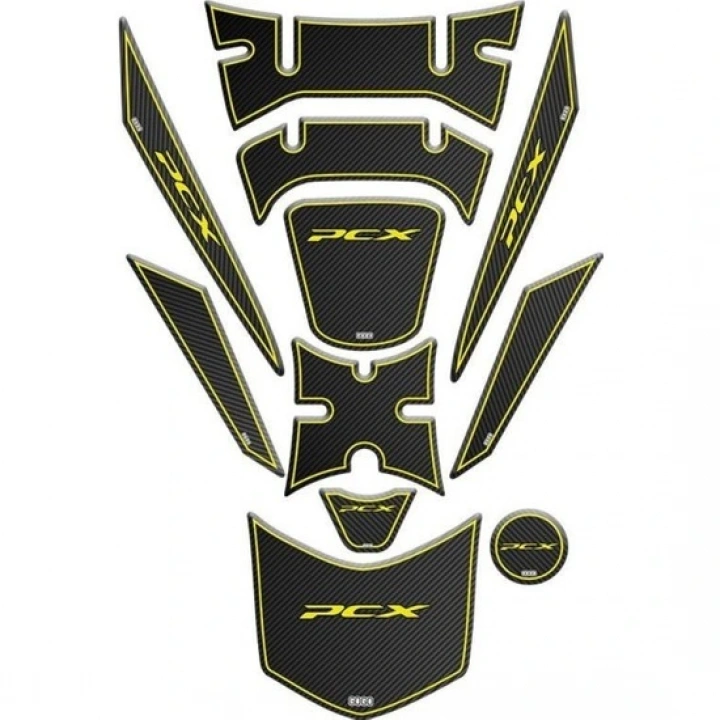 Honda Pcx 2018 - 2020 Uyumlu Tank Pad Set 014