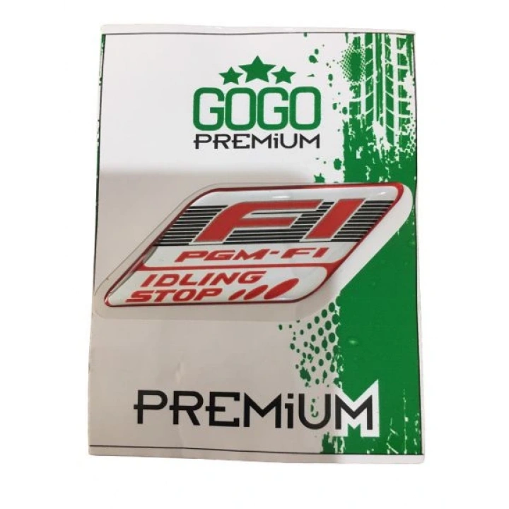 Honda Spacy Alpha Sinyal Muhafaza PGM F1 Etiketi Kırmızı