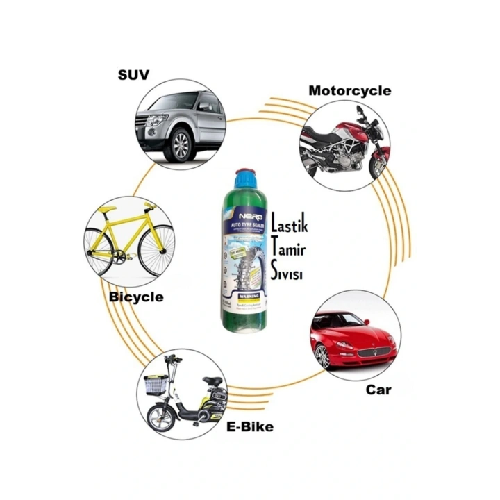 Hsb 3036 Patlak Sıvısı Lastik Tamir İlacı Lastik Tamir Kiti