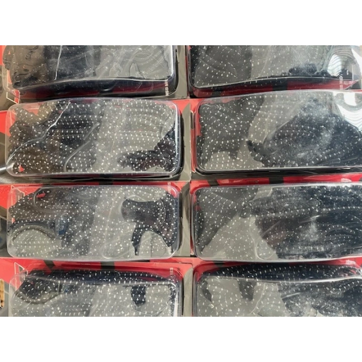 Kask Filesi Metal Kancalı Fosforlu Siyah Kalın Tip