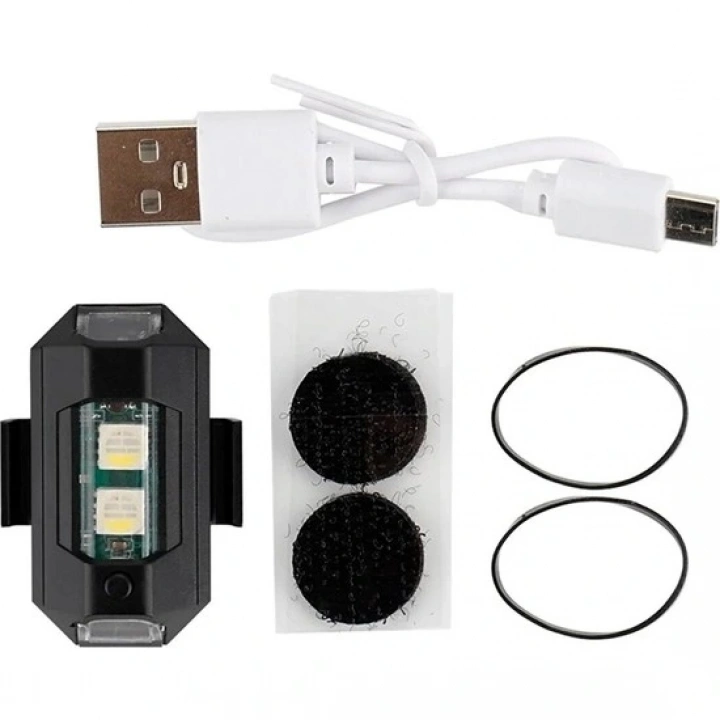 Mini Kablosuz Çakar Lamba Kablosuz 7 Renk Çakarlı Lamba LED Araba Motosiklet Bisiklet Drone