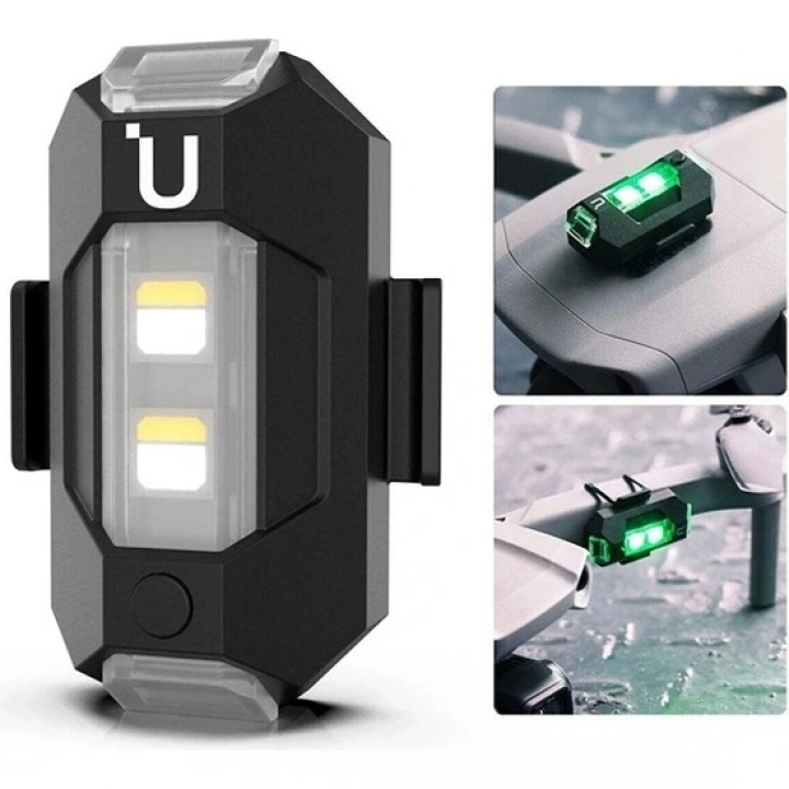 Mini Kablosuz Çakar Lamba Kablosuz 7 Renk Çakarlı Lamba LED Araba Motosiklet Bisiklet Drone