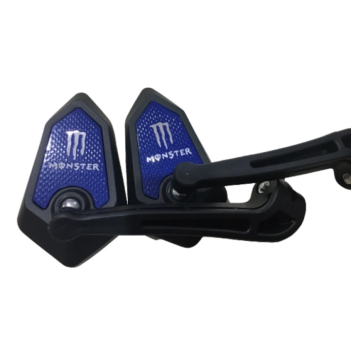 Modifiye Motosiklet Scooter Ayna Kosa Ayna Tk Monster Mavi