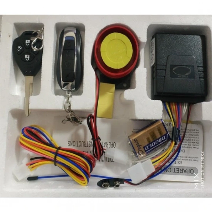 Motorsiklet Alarm Seti 120db Uzaktan Çalıştırma Anti-hırsızlık