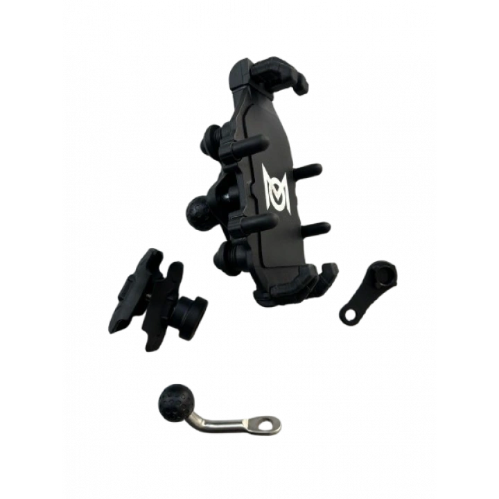 Motosiklet Ayna Bağlantılı Telefon Tutucu (Titreşim Modüllü) AB Kalite