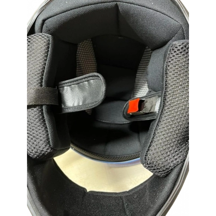 Motosiklet Düz Renk Eko Fullface Kask Siyah