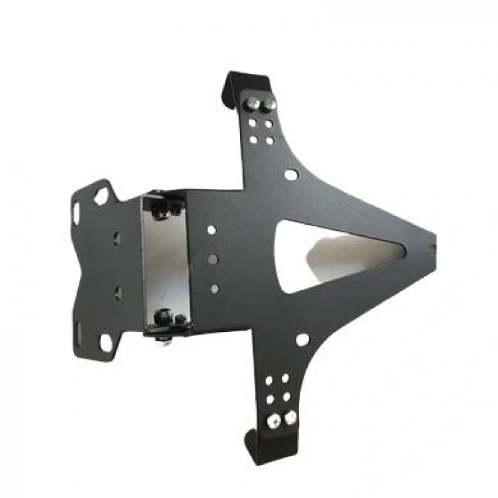 Motosiklet Katlanır Plakalık Sinyal Bağlantılı Siyah