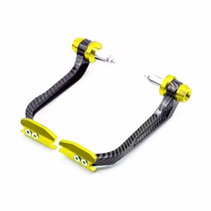 Motosiklet Manet Koruma Takımı Karbon Model Renk Sarı Üniversal