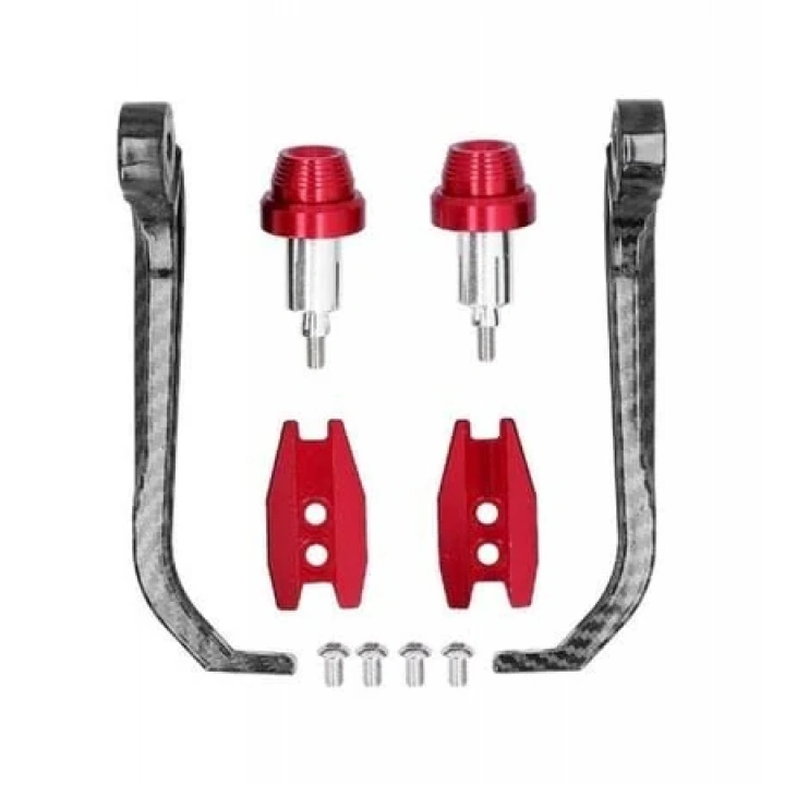 Motosiklet Manet Koruma Takımı Karbon Model Renk Sarı Üniversal