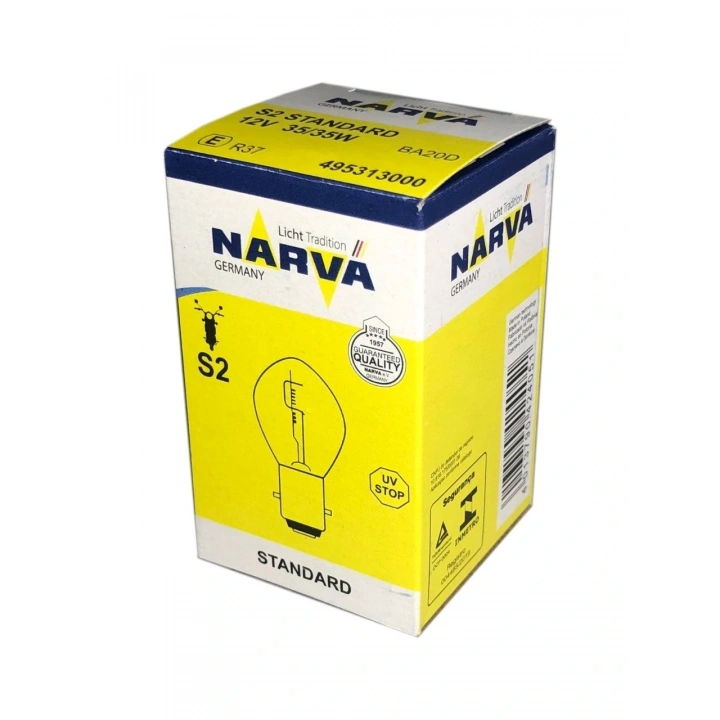 Motosiklet Narva S2 12V 35/35W Bosch Tipi Ampul