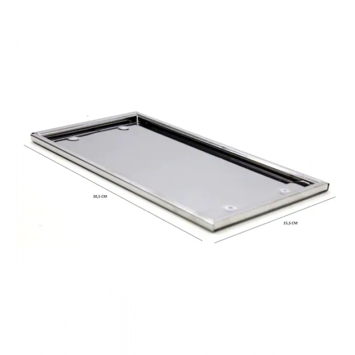 Motosiklet Paslanmaz Plakalık Standart boy