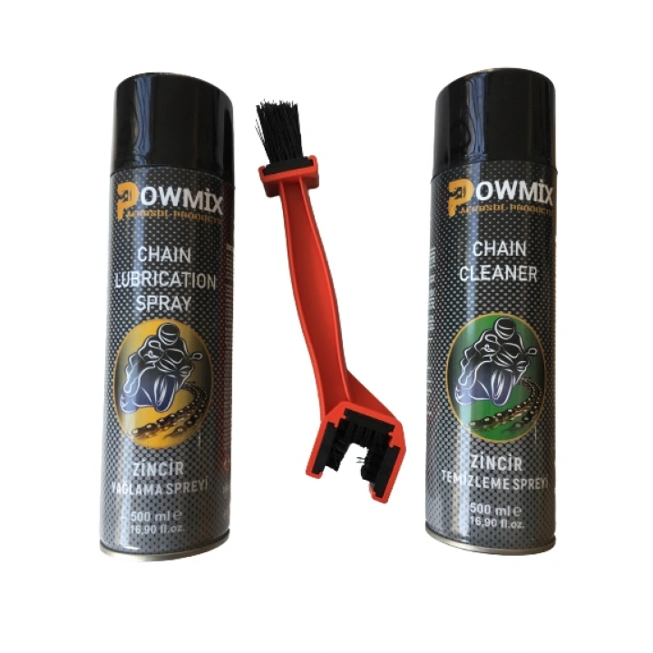 Motosiklet Powmix Zincir Bakım Seti