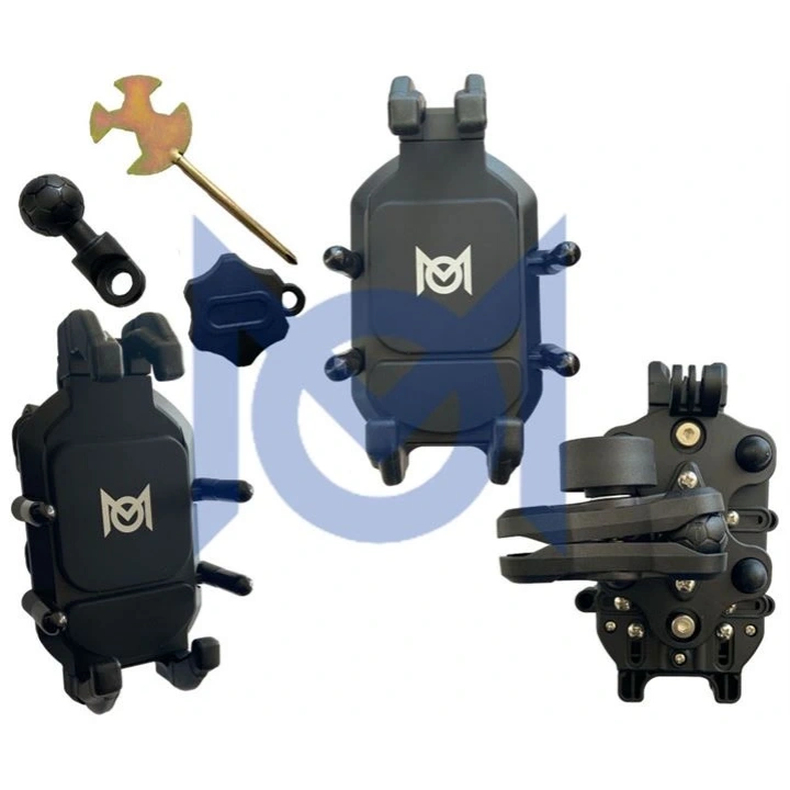 Motosiklet Scooter Ayna Bağlantılı Telefon Tutucu (Titreşim Modüllü)