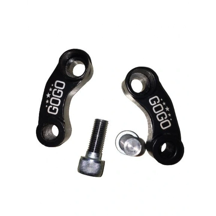 Motosiklet Scooter Ayna Uzatma Aparatı Metal Siyah