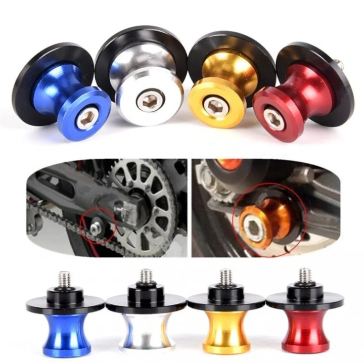 Motosiklet Sehpa Kaldırma Aparatı Takozu 6 Mm Nikel