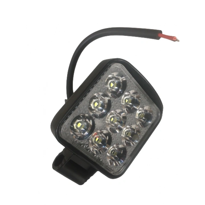 Motosiklet Sis Farı 12 V 9 Led 27W Aliminyum Beyaz Işık l-1118 Tas