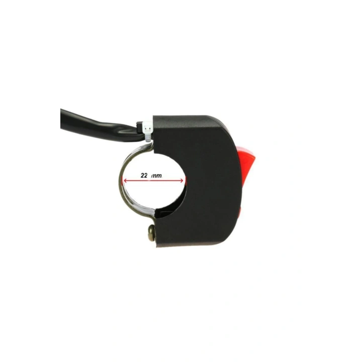 Motosiklet Sis Farı Aç Kapa Düğmesi / Butonu / Kırmızı