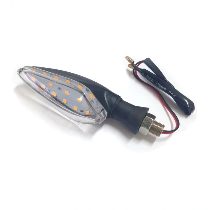 Motosiklet Üniversal Led Sinyal Beyaz Camlı Ktm Model