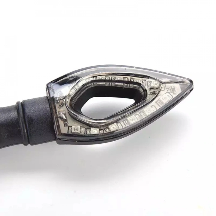 Motosiklet Üniversal Led Sinyal Füme Camlı