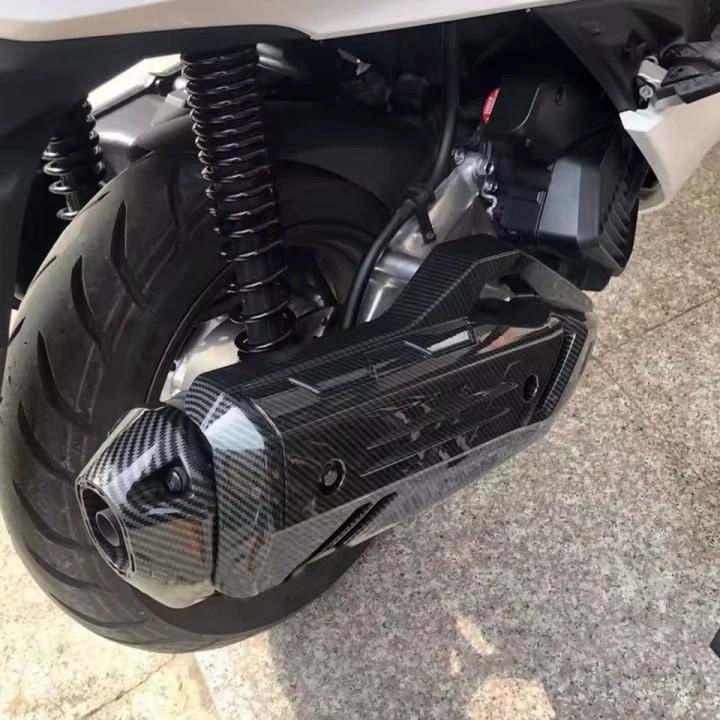 Pcx 125 2021-24 Modifiye  Eksoz Ucu Kapağı Karbon Kaplama