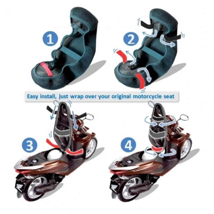 Pcx 125 3d Sele Kılıfı Fileli Monero İTHAL