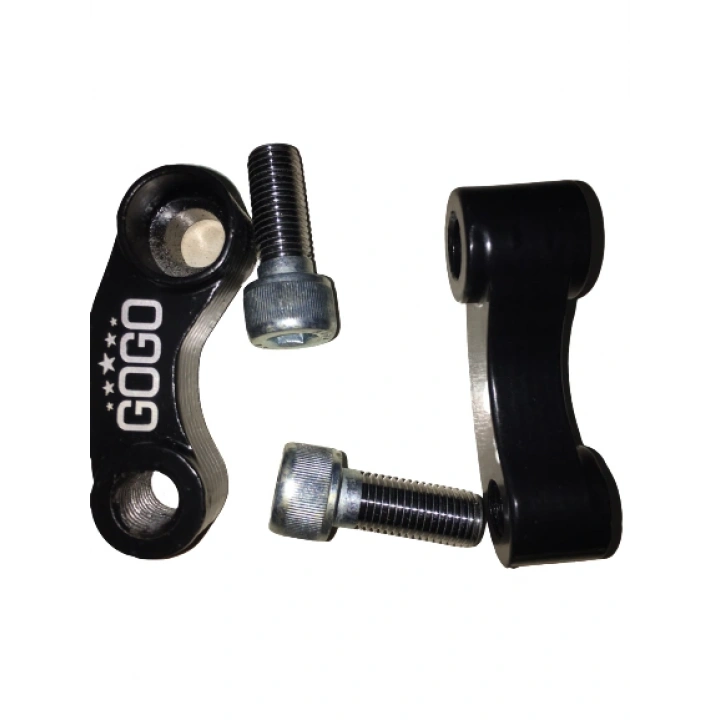 Pcx Ayna Genişletme Motosiklet Ayna Uzatma Aparatı Metal Siyah