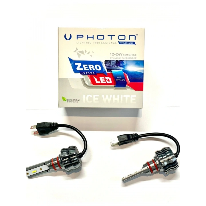 Photon Zero H7 +3 Plus Fansız LED 12V&24V Beyaz (Ice Whıte)