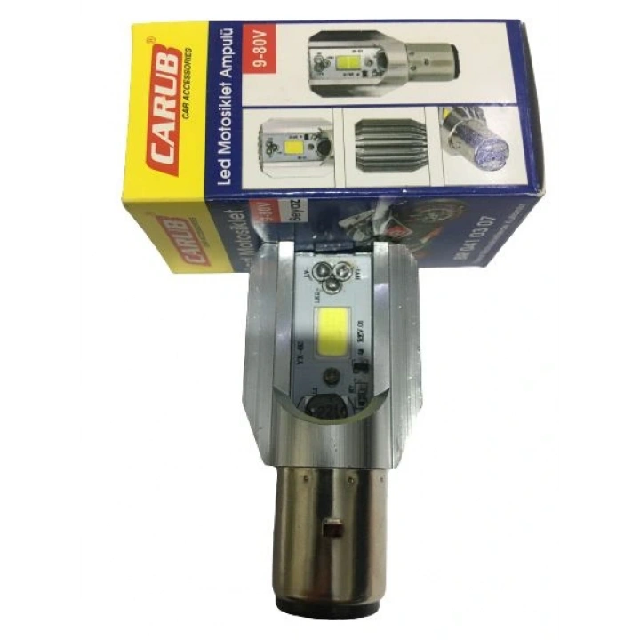 Power Led 12V 35/35W Kesik Tip Bosch tipi Ampul Beyaz Işık Carub