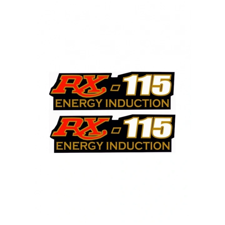 Rx115 Yan Kapak Sticker Takımı