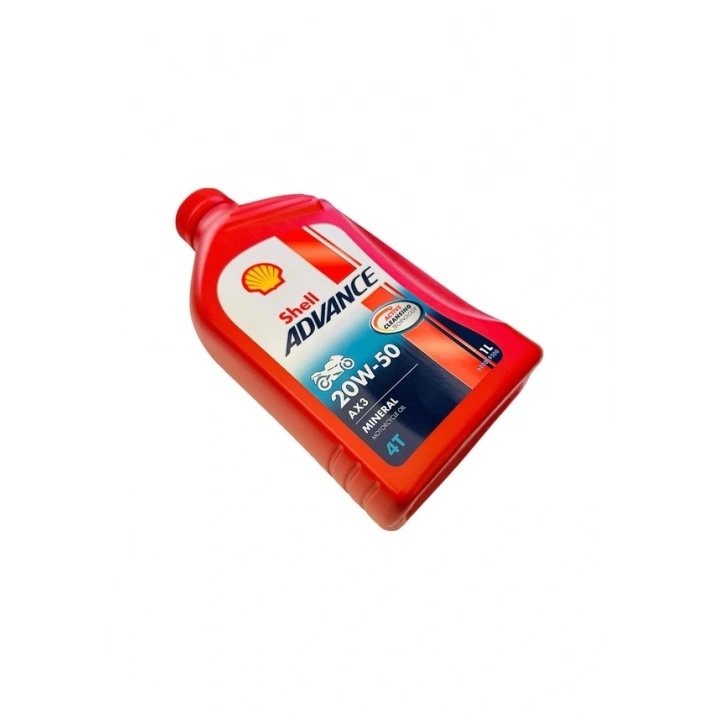 Shell Yağ 20/50 Advance 4t Ax3 Mineral 1 L Motosiklet Yağı