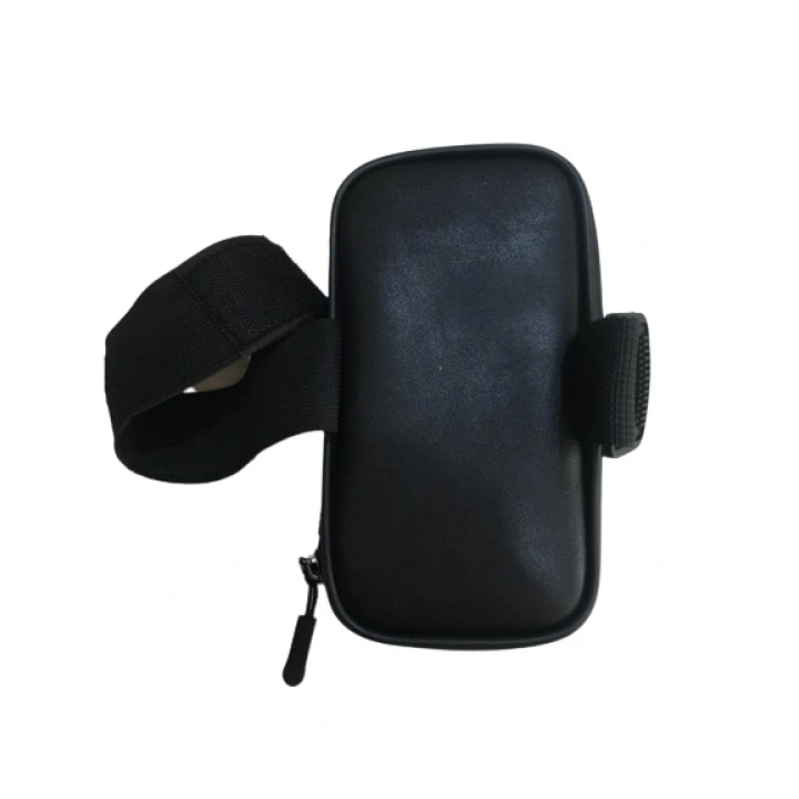 Siyah Su Geçirmez Kol Bağlantılı Lastikli Ayarlı Telefon Tutucu