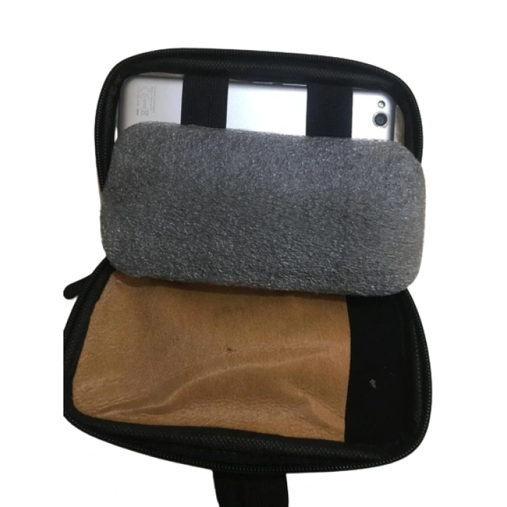 Siyah Su Geçirmez Kol Bağlantılı Lastikli Ayarlı Telefon Tutucu