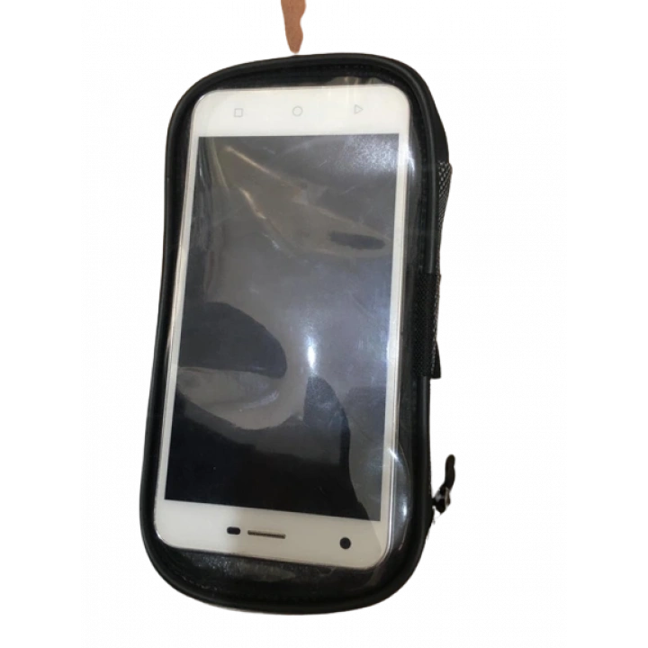 Siyah Su Geçirmez Kol Bağlantılı Lastikli Ayarlı Telefon Tutucu