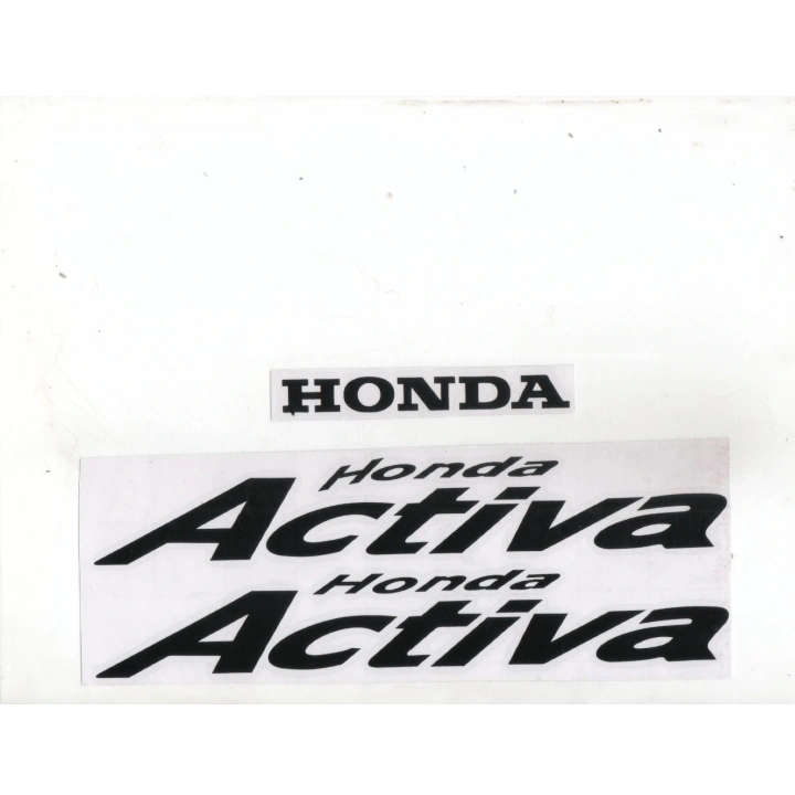STİCKER SETİ SİYAH ACTIVA 100 YAZISI
