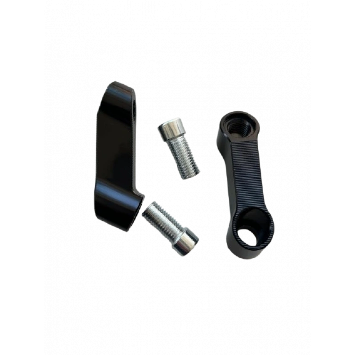 ÜNİVERSAL AYNA UZATMA GENİŞLETME APARATI SİYAH 10mm DÜZ DİŞ PCX