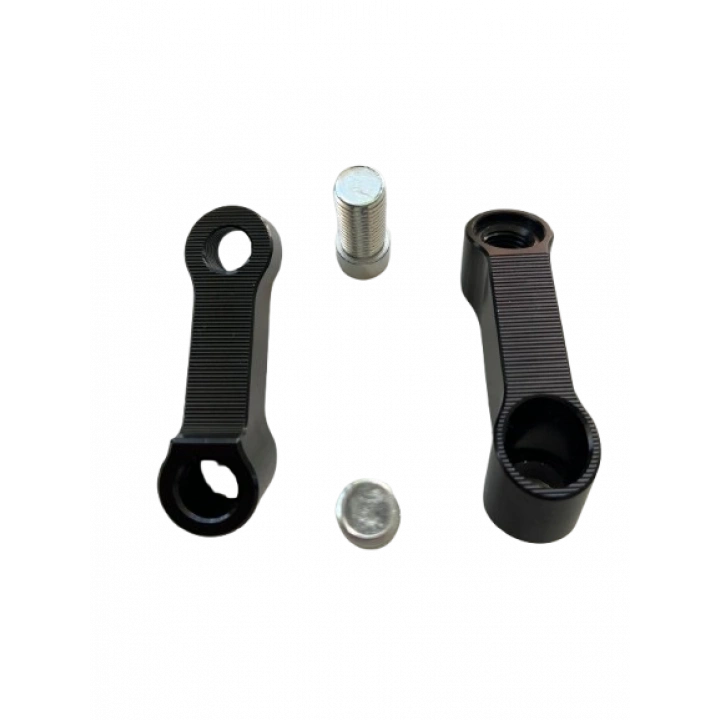 ÜNİVERSAL AYNA UZATMA GENİŞLETME APARATI SİYAH 10mm DÜZ DİŞ PCX