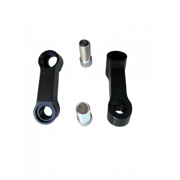 ÜNİVERSAL AYNA UZATMA GENİŞLETME APARATI SİYAH 10mm DÜZ DİŞ PCX