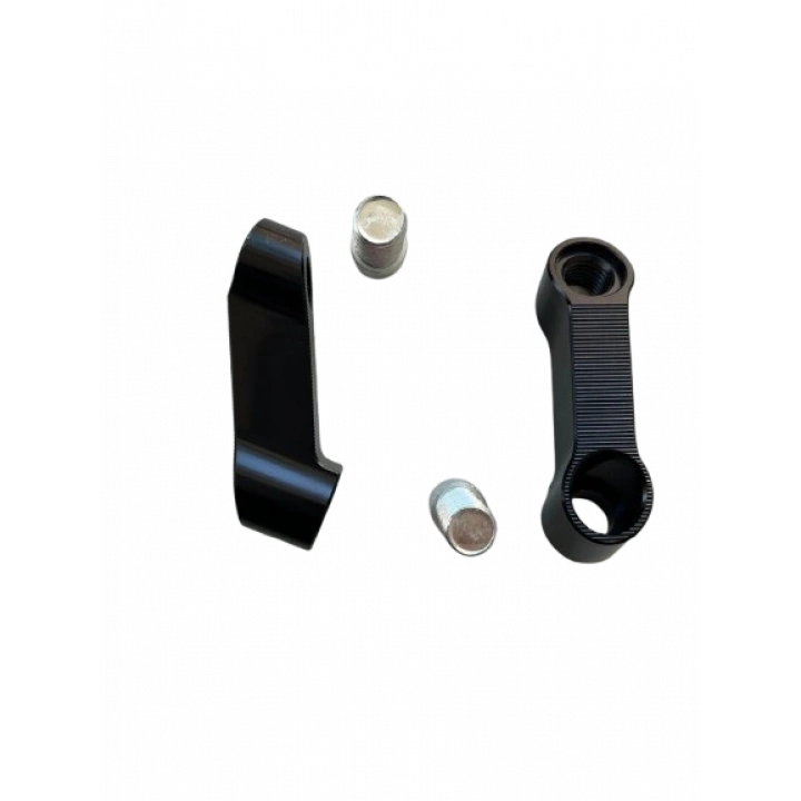 ÜNİVERSAL AYNA UZATMA GENİŞLETME APARATI SİYAH 10mm DÜZ DİŞ PCX