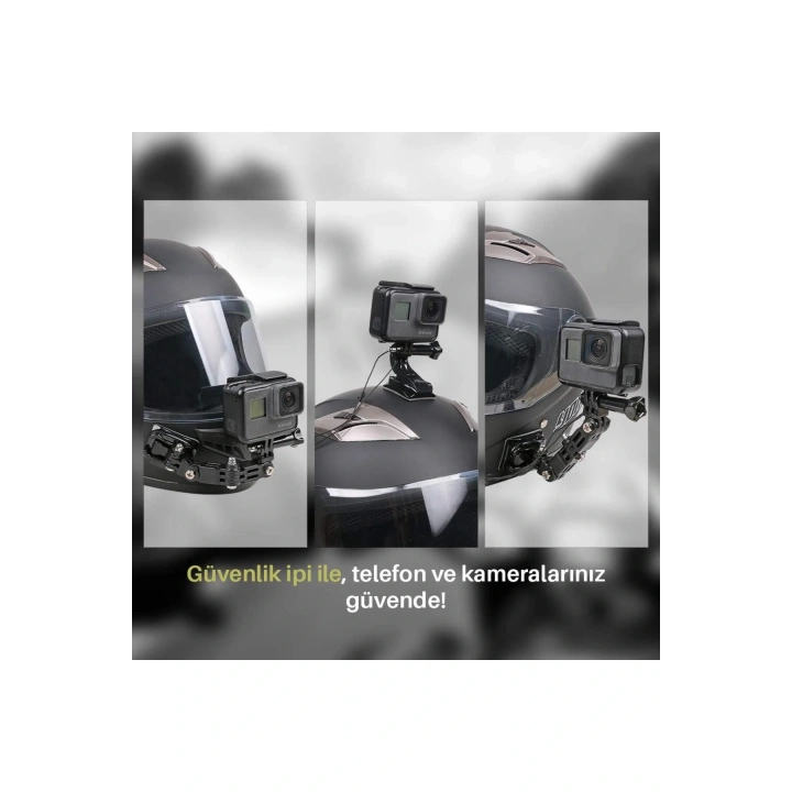 Xt91 Kask Telefon Ve Aksiyon Kamera Tutucu