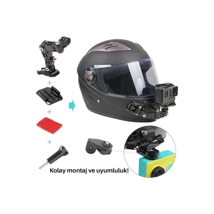 Xt91 Kask Telefon Ve Aksiyon Kamera Tutucu