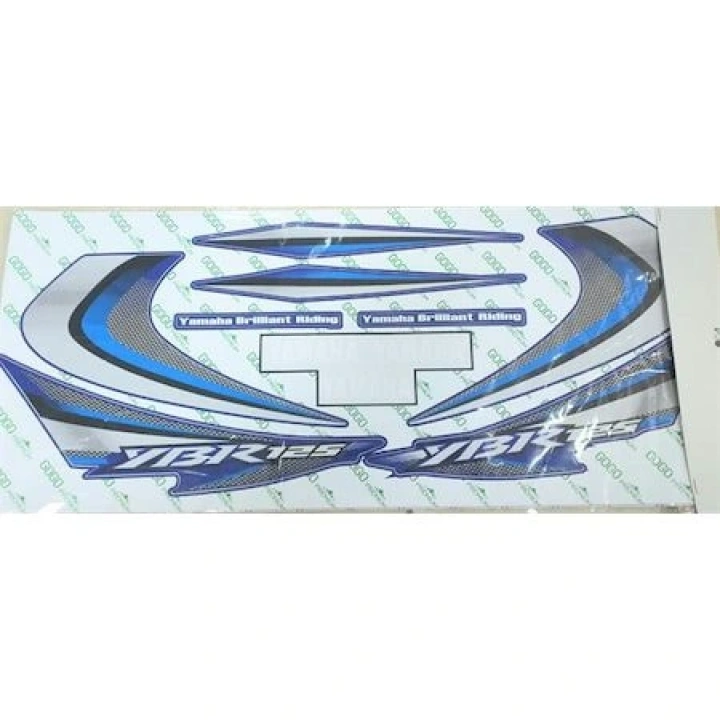 YBR 125 Sticker Seti 2004 Mavi