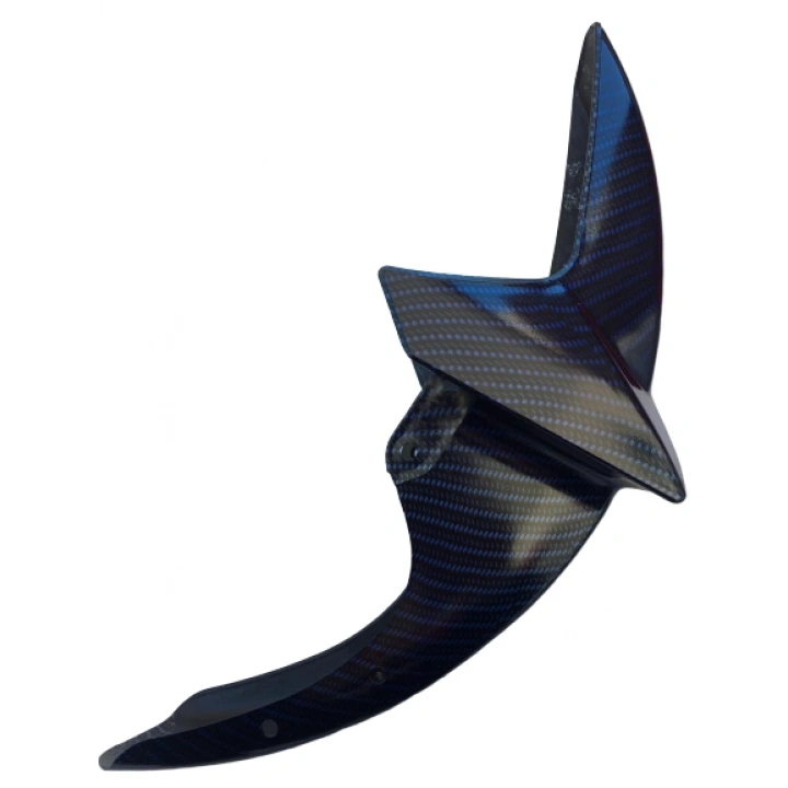 Ybr K Ön Çamurluk Karbon Kaplama Mavi