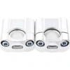430 2 Parça Motosiklet Gidon Yükselticil 22 mm. 28 mm Nikel Takım