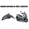 Honda Pcx125 Ön Çamurluk 2021-2026 Uyumlu Karbon Kaplama