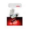 Motosiklet ve Otomobil Stop Ampul 18led 1016 Çakar Kırmızı Şaşı