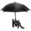 Siyah Ayna Bağlantılı Şemsiyeli Ayarlı Telefon Tutucu Aliminyum A+++ Kalite